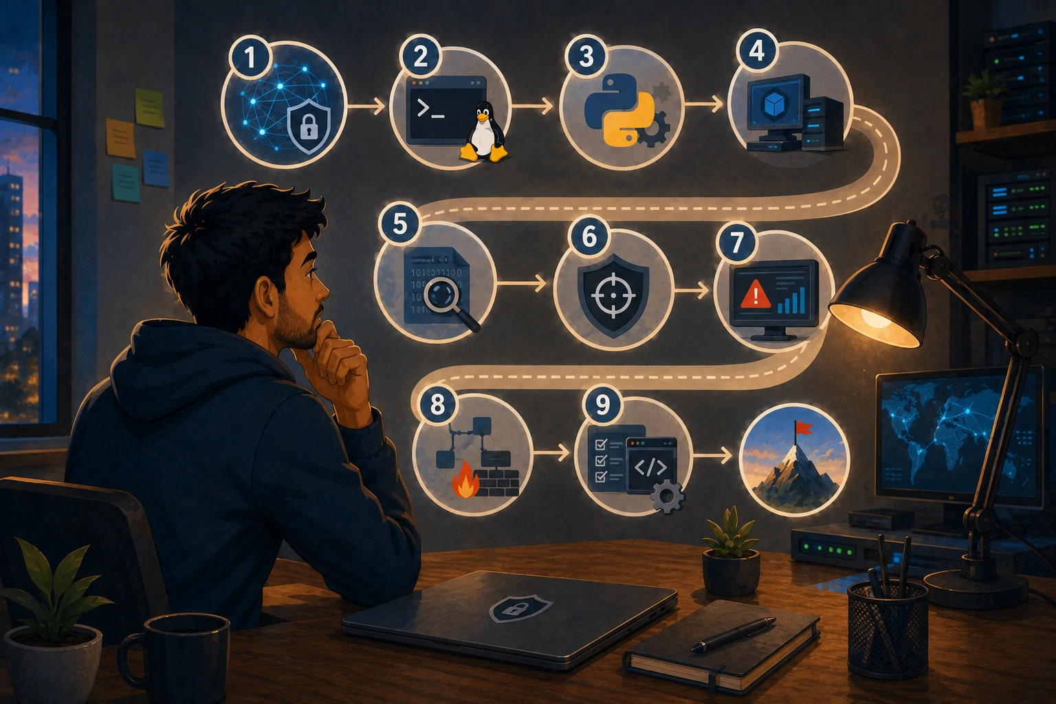 My Cybersecurity Learning Roadmap From SEO to Security