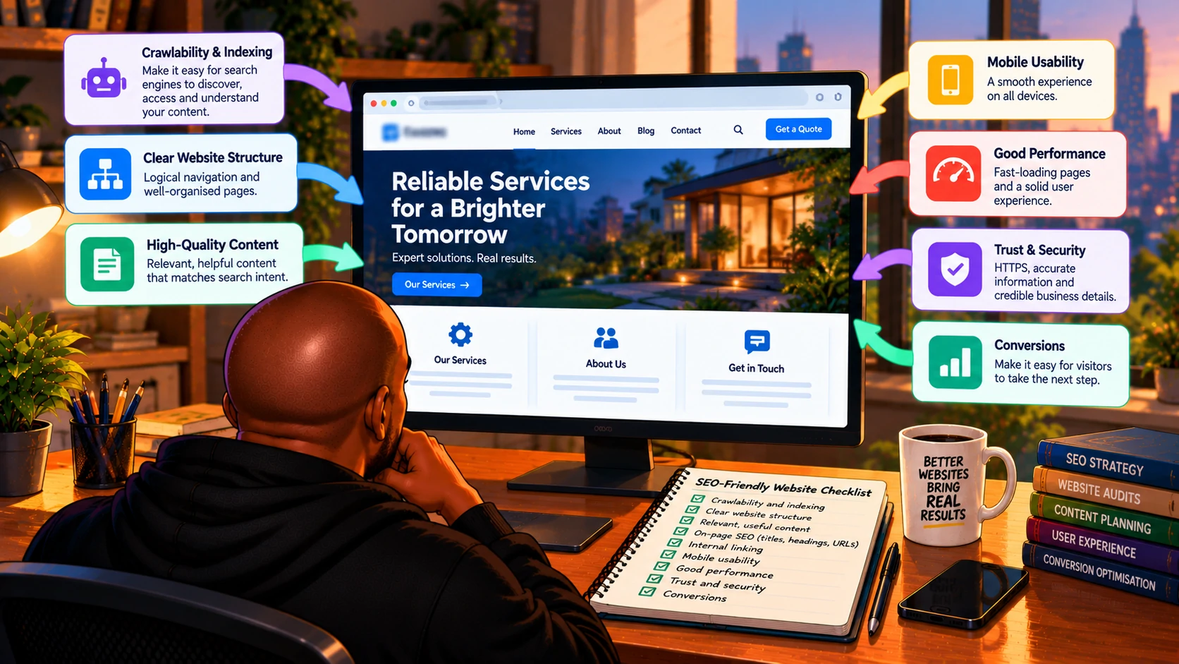 SEO-Friendly Website What I Actually Look for Beyond Rankings and Green Audit Scores