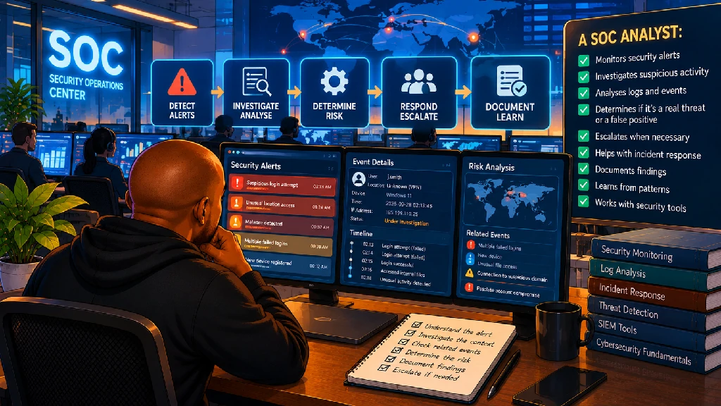 What Does a SOC Analyst Do Understanding the Role as I Learn Cybersecurity
